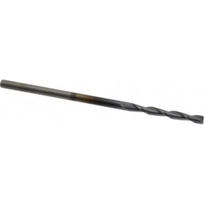 OSG 1/8, 1 LOC, 1/8 Shank Diam, 3 OAL, 2 Flute, Solid Carbide Square End Mill Single End, TiCN Finish, Spiral Flute, ...